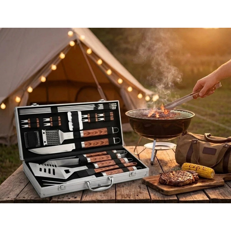 Cuisinart 10pc Premium Grilling Tool Set & Reviews | Wayfair